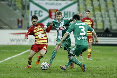 PGE Arena. Cwiercfinal Pucharu Polski w pilce noznej....