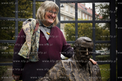 Uroczyste odsłonięcie pomnika Guntera Grassa w Gdańsku...