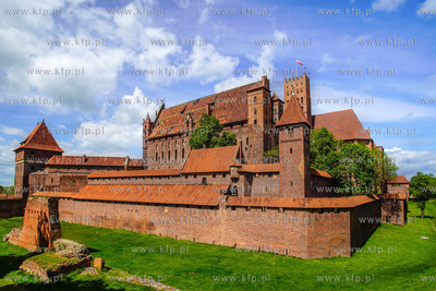 Zamek w Malborku nad Nogatem wzniesiony przez zakon...
