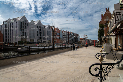 Zakończenie przebudowy Długiego Pobrzeża w Gdańsku....
