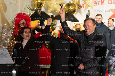 Ceremonia otwarcia Gdańskiego Jarmarku Bożonarodzeniowego....