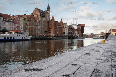 Zimowy Gdańsk, widok na Moltławę. 13.01.2021 / fot....