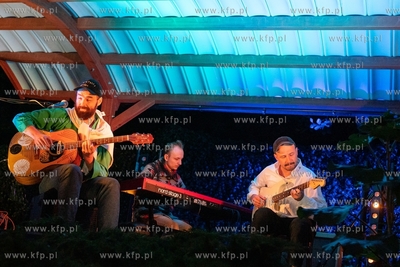 Gdańsk Wrzeszcz, ogród Villa Eva. Koncert zespołu...