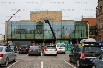 Gdańsk. Remont Teatru Wybrzeże. 10.02.2022 / fot....