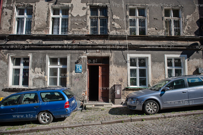 Gdansk. Kamienice przy ul. Biskupiej. 11.09.2012 fot....