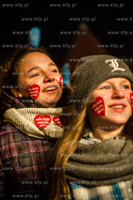 Gdansk. Targ Weglowy. 23 Final Wielkiej Orkiestry Swiatecznej...