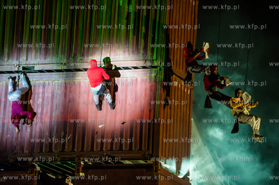 Gdansk. Plac Zebran Ludowych. XIX Miedzynarodowy Festiwal...