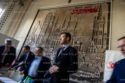 Gdańsk. Siedziba NSZZ Solidarność. Sala Akwen. Spotkanie...