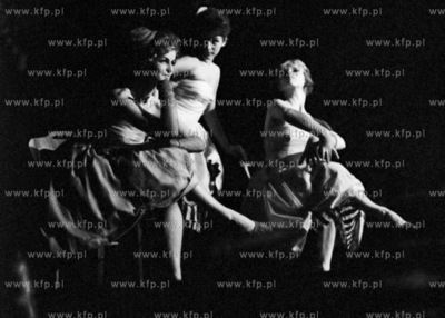 Próba teatralna. (lata60).19650008046zFot. Zbigniew...