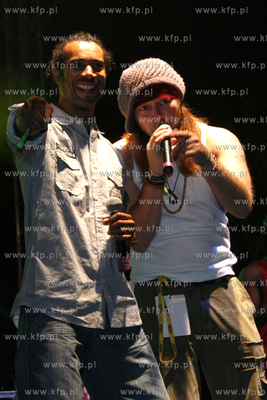 Ostroda Reggae Festiwal 2009. Na scenie Overproof Sound...