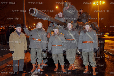 Plan zdjeciowy filmu o masakrze robotnikow na Wybrzezu...