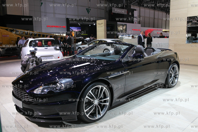 Targi motoryzacyjne w Genewie. Nz. Aston Martin UB...