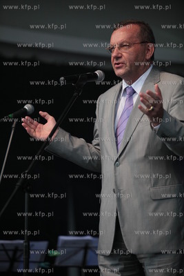 Polnord Music Festival na molo w Sopocie. Nz. prezes...