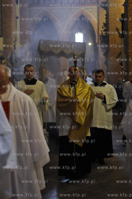 Msza Wieczerzy Panskiej w Wielki Czwartek w bazylice...