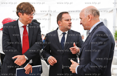 Sopot. Hipodrom. Letnia Gala Biznesu. n/z Tadeusz Aziewicz,...