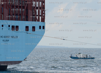 Najwiekszy kontenerowiec swiata Maersk Mc-Kinney Moller...