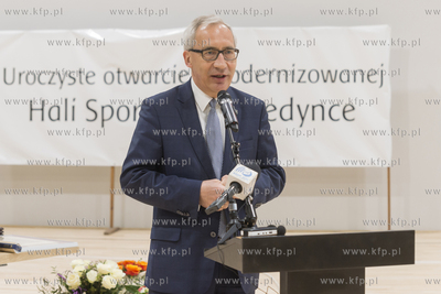Pelplin. Otwarcie zmodernizowanej Hali Sportowej przy...