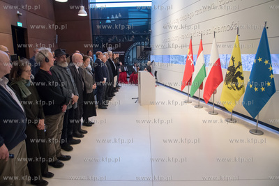 Gdańsk, Europejskie Centrum Solidarności ECS. Wręczenie...