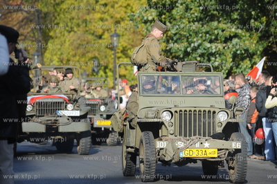 Gdansk, huczne obchody 90 rocznicy odzyskania niepodleglosci....