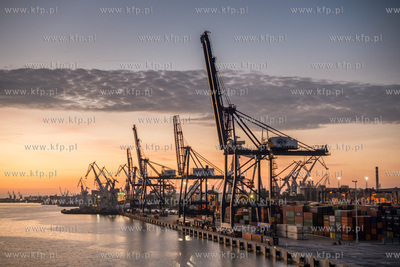Gdynski Port, Gdynia Container Terminal (GCT). 22.09.2015...