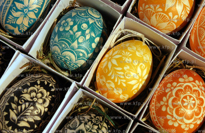 Wielkanocne pisanki.
8.04.2004
fot. Wojtek Jakubowski...