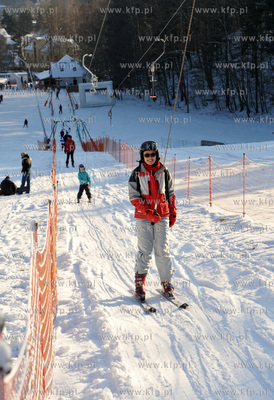Stok narciarski i saneczkowy na Lysej Gorze w Sopocie....
