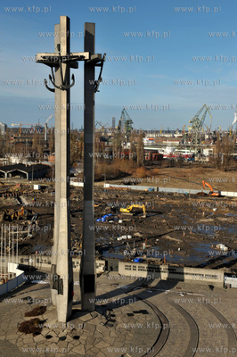 Pomnik Poleglych Stoczniowcow w Grudniu '70 na Placu...
