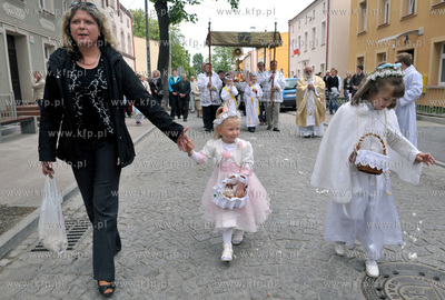 Procesja Bozego Ciala w Gdansku Letnicy, parafia sw....