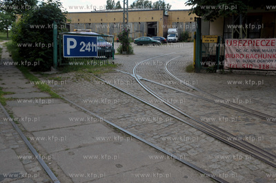 Gdansk Dolne Miasto. ul. Lakowa. Dawna zajezdnia tramwajowa....