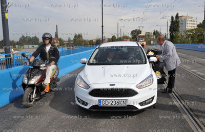 Gdansk. Otwarcie Mostu Siennickiego dla ruchu samochodowego....