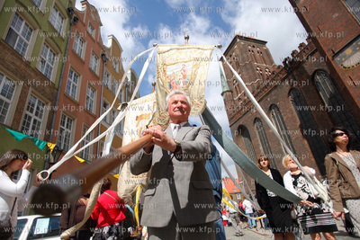 Gdansk. Procesja glowna Bozego Ciala.
23.06.2011
fot....