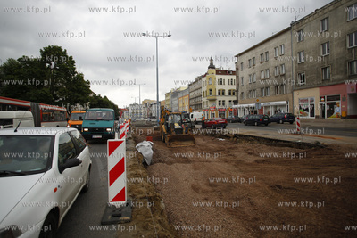 Gdansk Wrzeszcz. Remont torowiska na ul Grunwaldzkiej.
28.07.2011
fot....