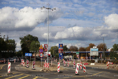 Sopot/Gdansk. Budowa Drogi Zielonej laczacej Al Niepodleglosci/Grunwaldzka...