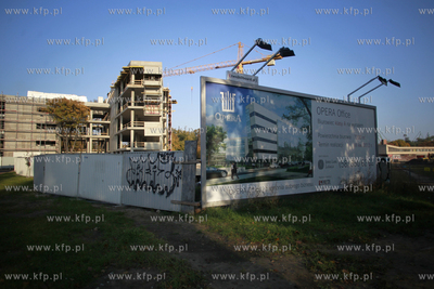 Gdansk. Budowa biurowca Opera Office we Wrzeszczu.
24.10.2011
fot....