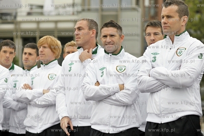 Ceremonia powitania drużyny Irlandii na Placu Przyjaciol...