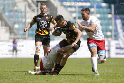 Gdynia. Mistrzostwa Europy w Rugby 7. Mecz Polska -...
