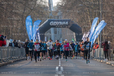 Bieg Urodzinowy w Gdyni. 09.02.2025 fot. Paweł Marcinko...
