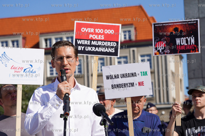 Targ Rybny w Gdańsku Protest aktywistów z Fundacji...