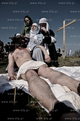 Wielki Piatek. Misterium Meki Panskiej na ulicach Gdanska....