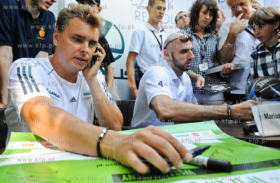 Sopot. Korty SKT. Zawody BNP Paribas Polish Open.
Nz...