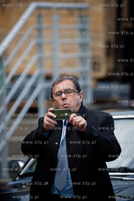 Gdynia. Plan zdjeciowy filmu pt Uklad Zamkniety w rezyserii...