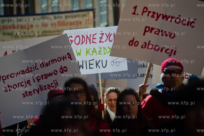 Gdansk. Trojmiejska Manifa 2014 zorganizowana w dzien...
