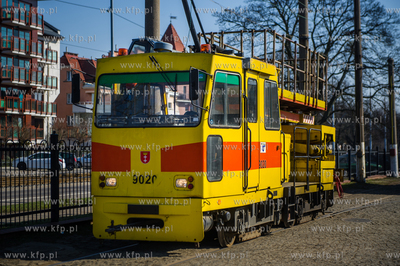 Gdansk. Wrzeszcz. Zajezdnia Tramwajowa Zakladu Komunikacji...