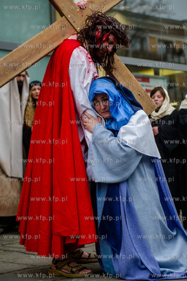Wielki Piatek. Misterium Meki Panskiej na ulicach Gdanska.
25.03.2016
fot....