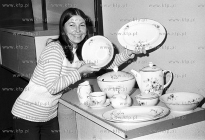 Zaklady porcelany stolowej Lubiana w Łubianie na Kaszubach....