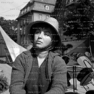 Kalina Jędrusik, aktorka. (lata50). 
1959
0004852z
Fot....