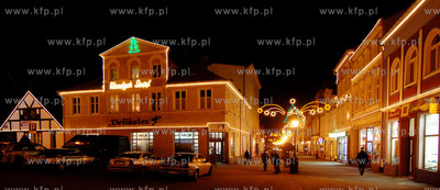 W Wejherowie swiateczne. Wejherowski rynek i deptak...