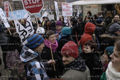 Manifa czyli coroczny przemarsz ulicami Gdanska feministek...