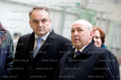 Wicepremier Waldemar Pawlak odwiedzil Bytow. Nz. wicepremier...