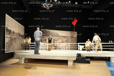 Scena Kameralna Teatru Wybrzeze w Sopocie. Proba generalna...